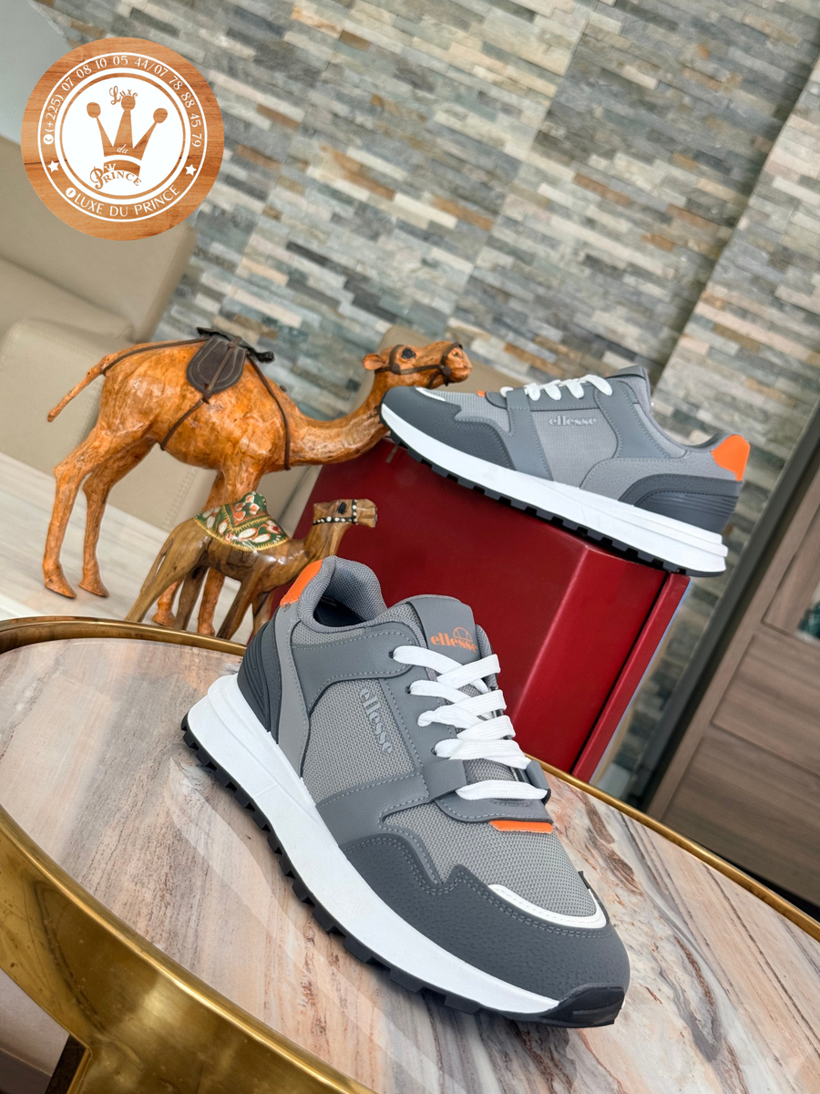 Sneakers Gris Confortables Homme