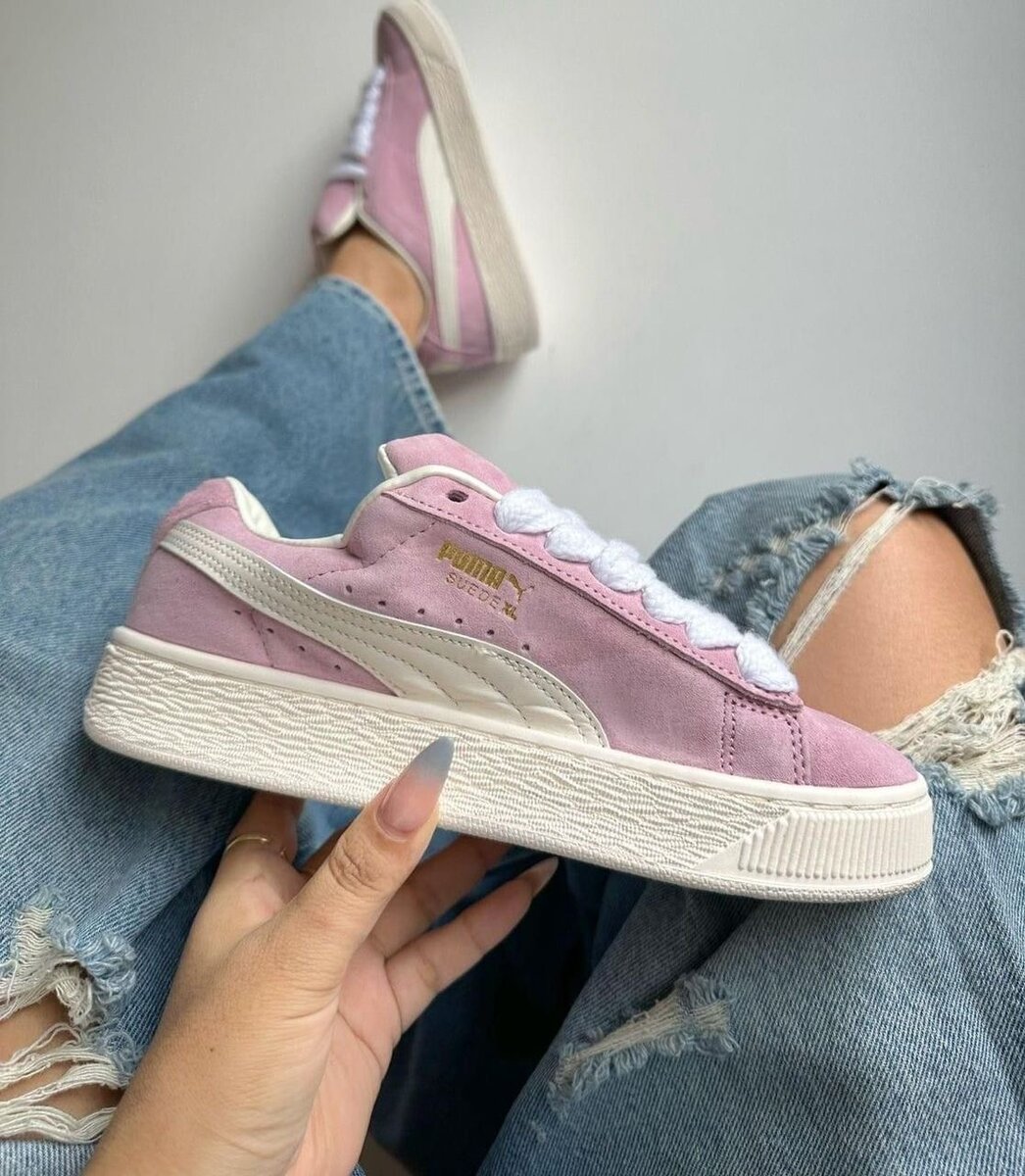 Sneakers en daim colorées