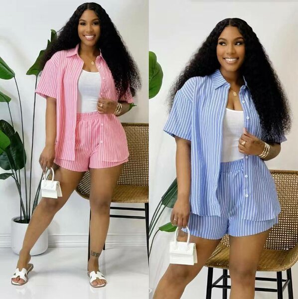 Ensemble short et chemise chic