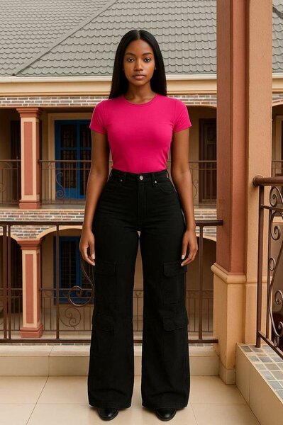 Pantalons Évasés Mode Femme