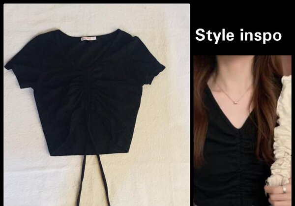 Salaula crop tops and tops