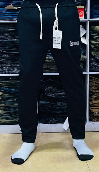 black baggy pants