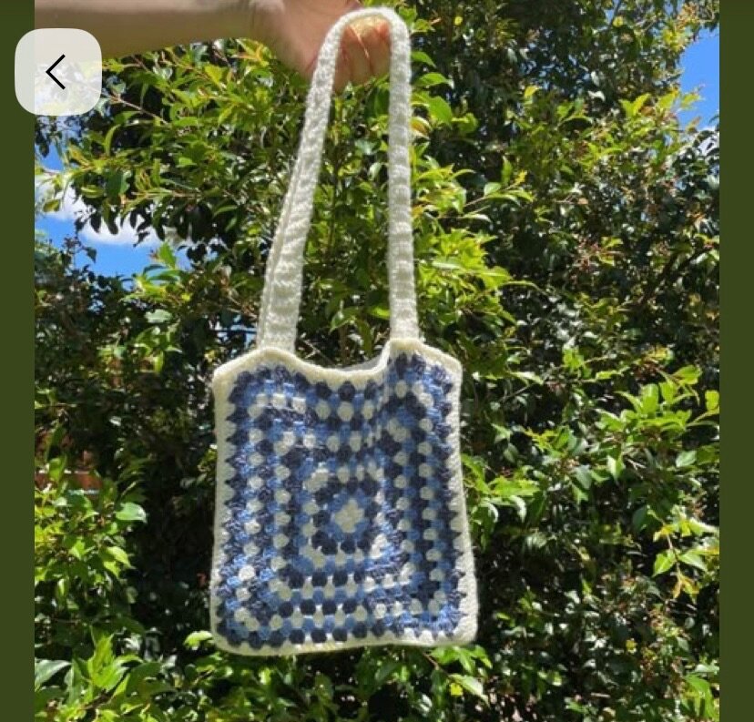 Sac en crochet fait main élégant
