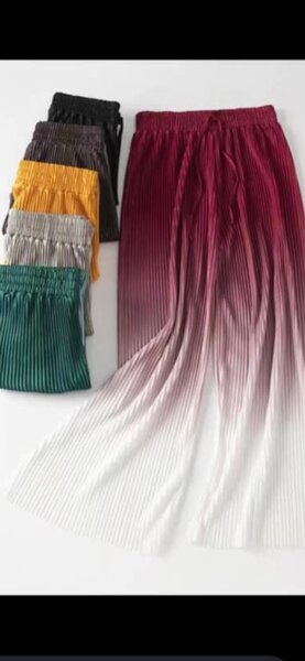 Pantalons larges dégradés