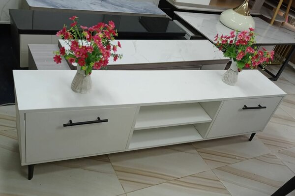 Meuble TV Blanc Moderne