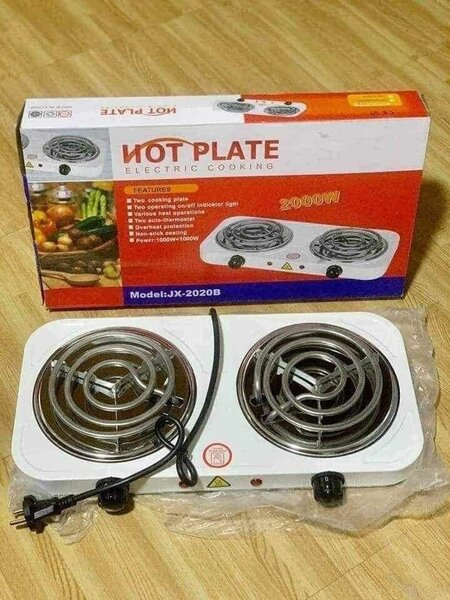 Réchaud électrique double feu