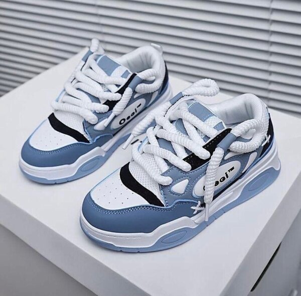 Baskets Bleu Blanc Unisex