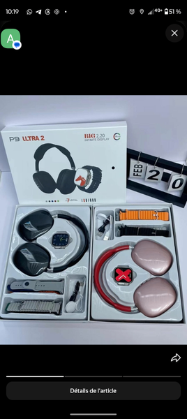 Paquet montre connectée+ cask