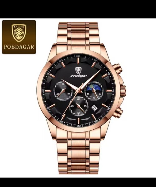 Montre Chronographe Homme Poedagar