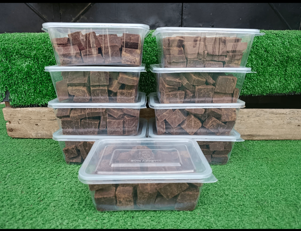 Cubes de chocolats noirs bio