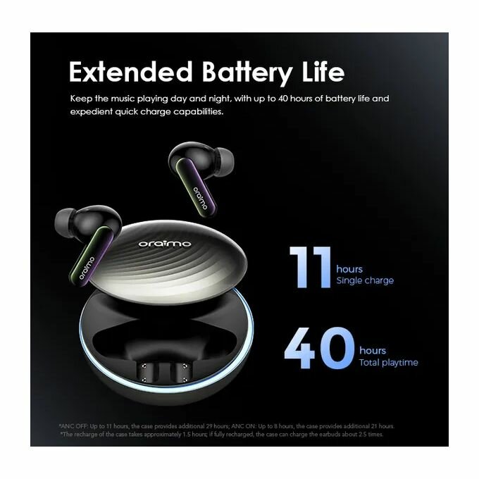 Écouteurs sans fil Oraimo ANC