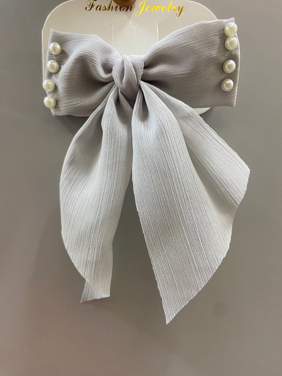 Ribbon hair clip