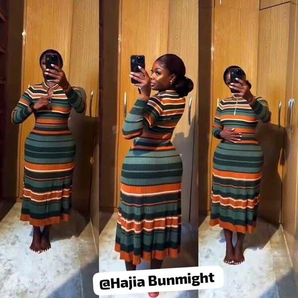 Robe élégante à motifs modernes