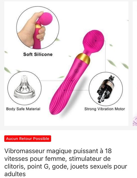 Vibromasseur Magique 18 Vitesses
