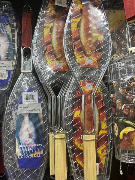 Grille à poisson inox