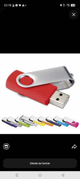 Clé USB rotative 16Go