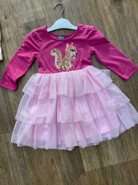 Robe fille rose tutu