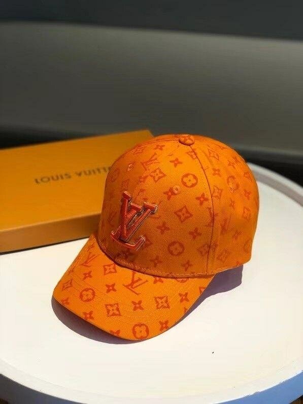 Casquette orange tendance