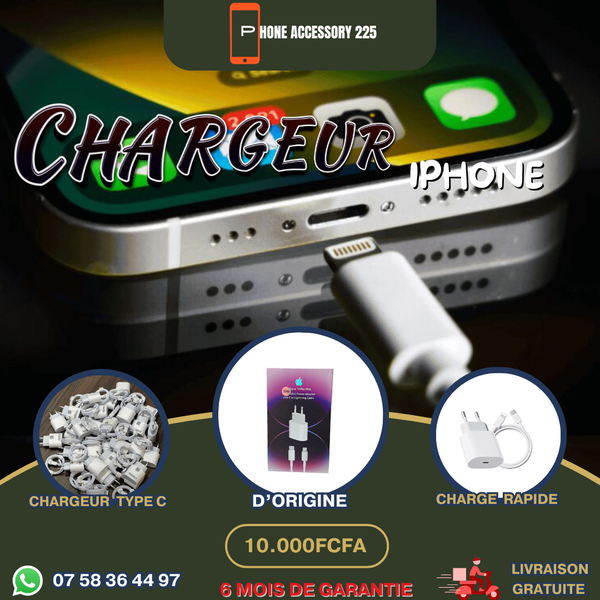 Chargeur iPhone