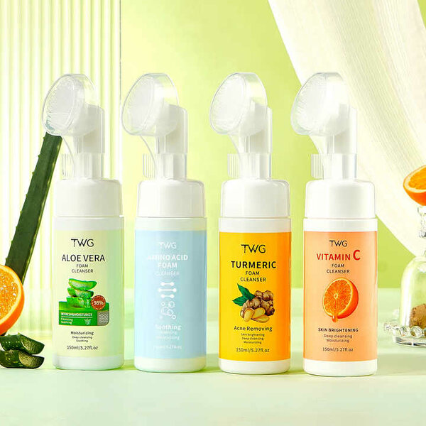 Mousse nettoyante visage