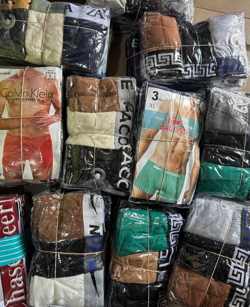 Lot de boxers en coton