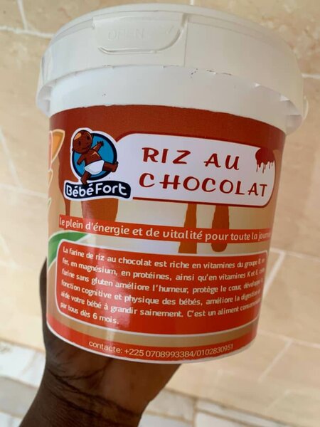 Farine Riz au Chocolat Bébé