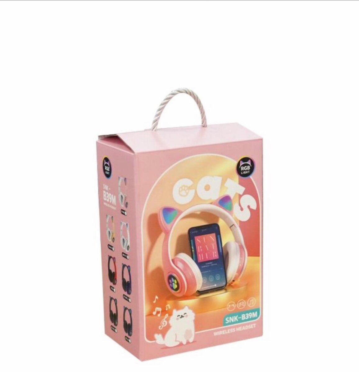 Wireless Headset with Disco LED