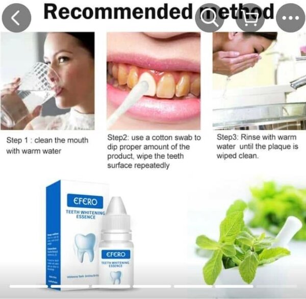 Essence de Blanchiment Dentaire EFERO