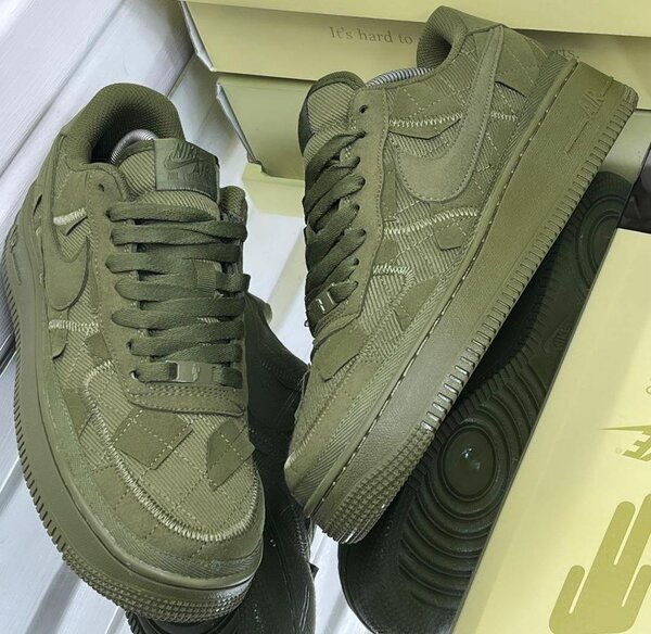 Airforce 1 patchwork green