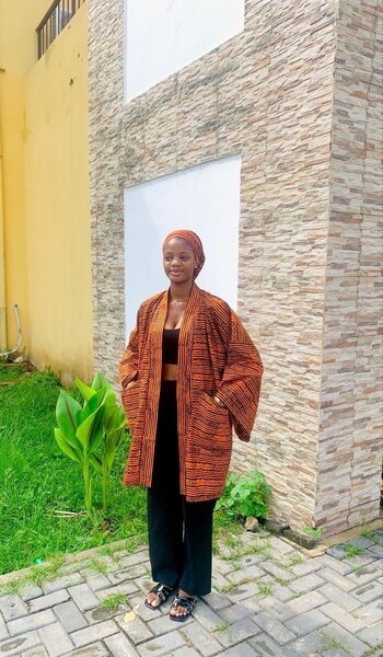 Veste Kimono Africain Chic