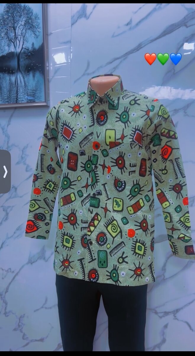 Men shirt and kaftan