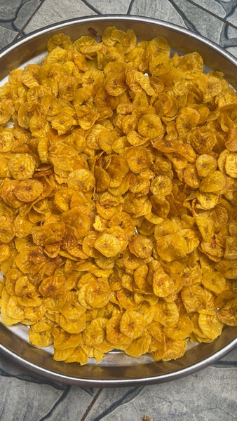 Chips de banane plantain croustillants
