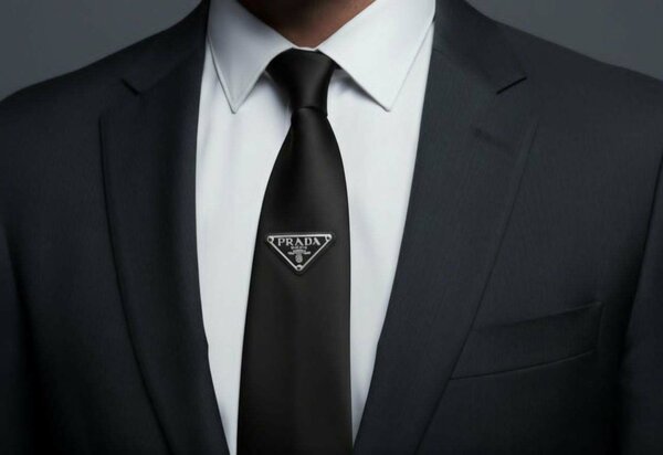 Cravate élégante noire mixte