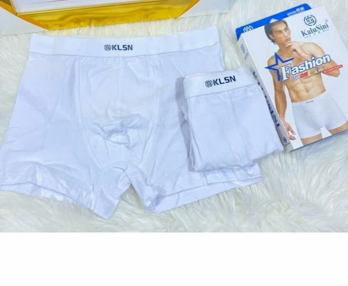 2 Boxers homme blancs