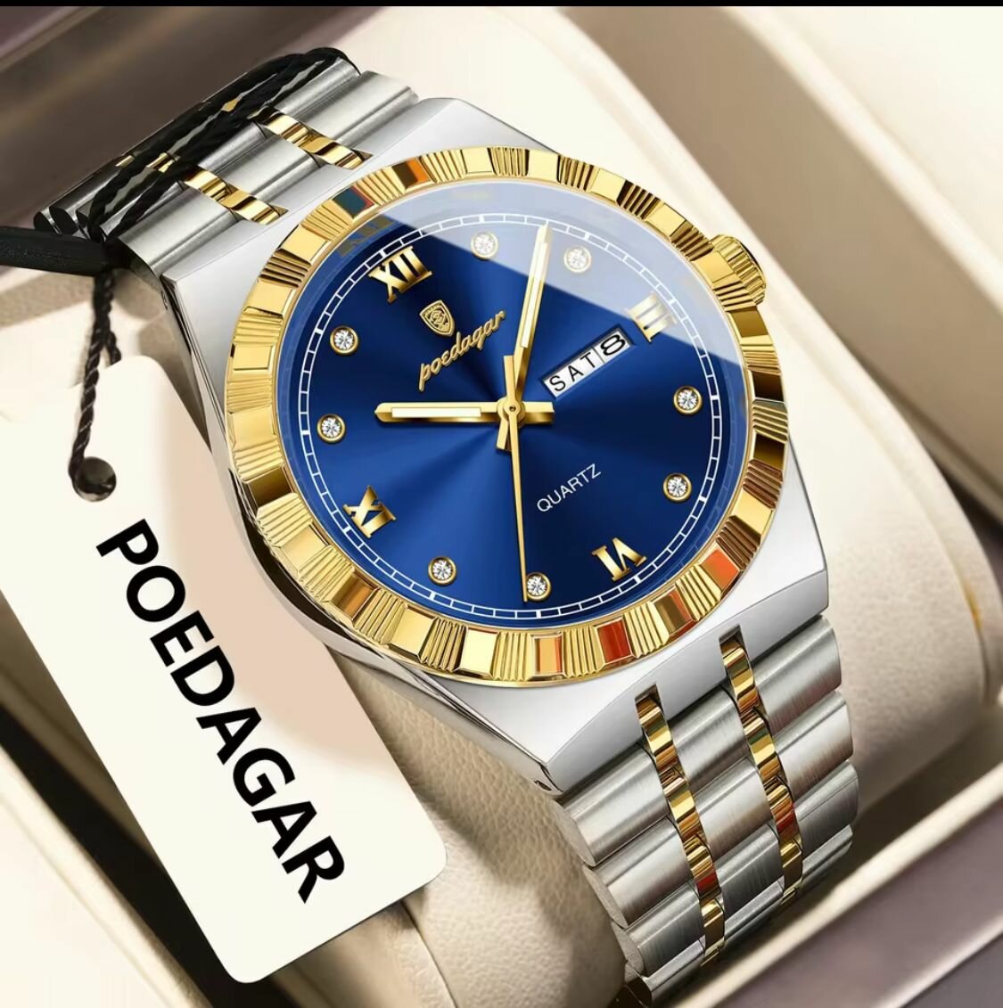 Montre Homme Acier Luxe