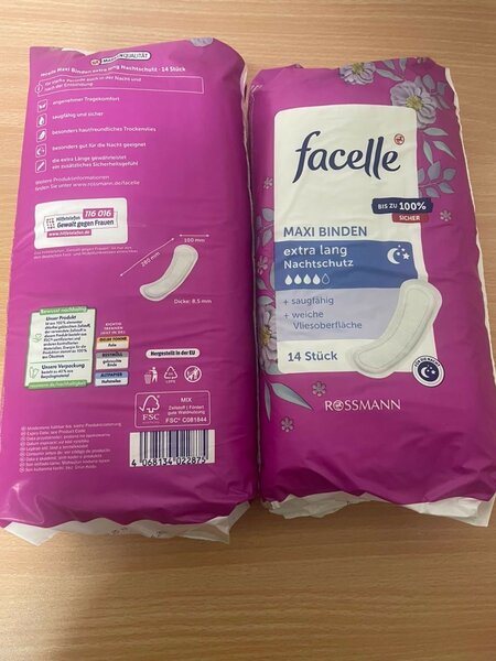 Serviettes hygiéniques nuit maxi