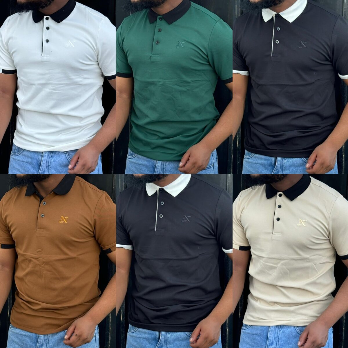 Mens cotton golf t shirts