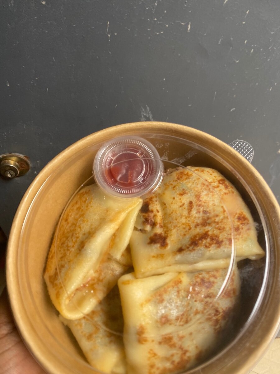 Crêpes fourrés salés