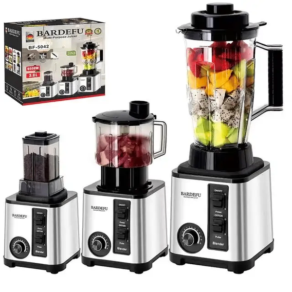 Bardefu 3in1 Blender - Stainless Steel