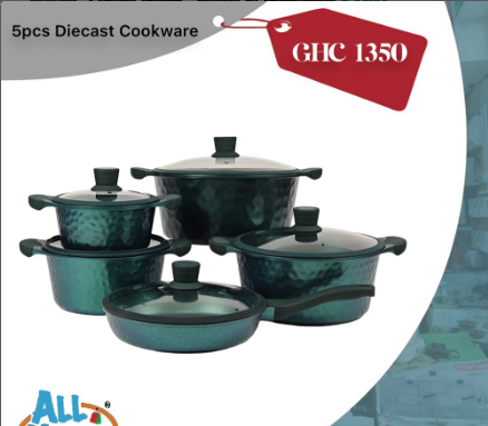 Donnor 5pcs Diecast cookware 