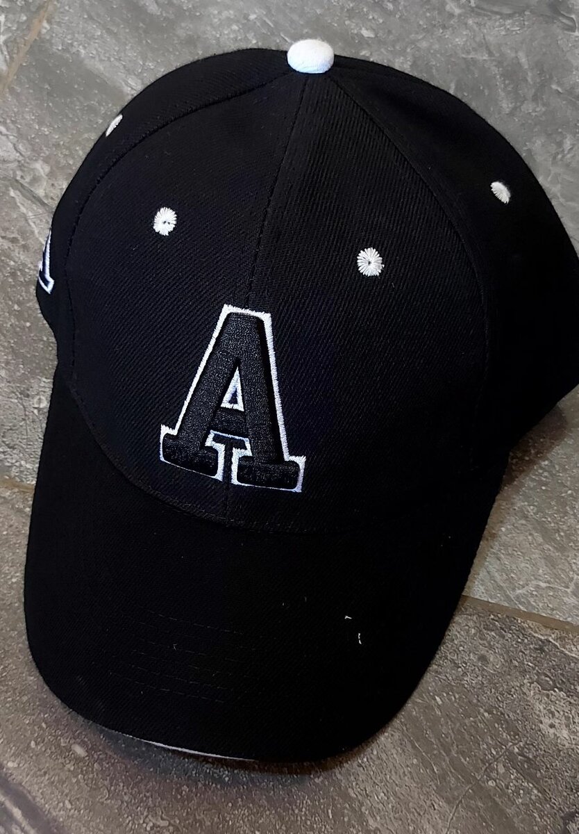 Casquette noire en coton