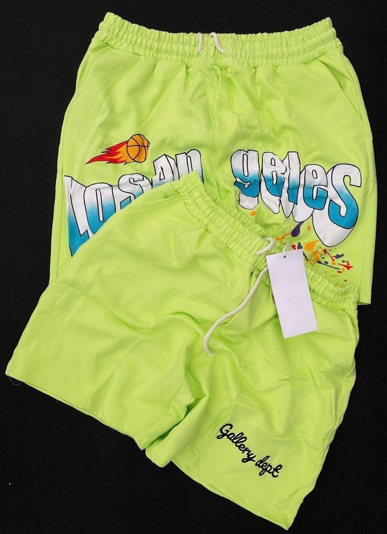 Shorts colorés imprimés pour hommes