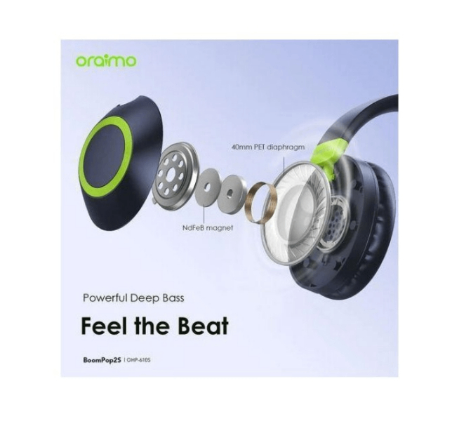 Casque Oraimo BoomPop25 Noir