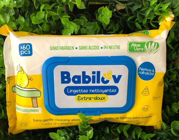Lingettes nettoyantes extra-douces