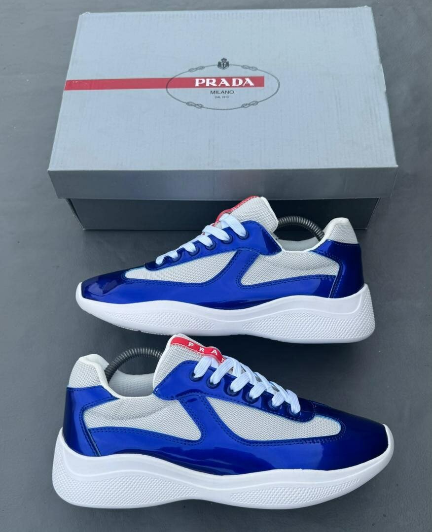 Prada Blue Men's Sneakers