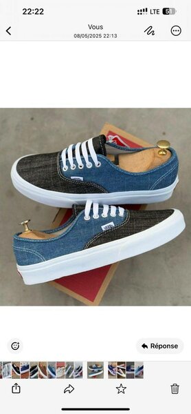 Baskets décontractées en jean