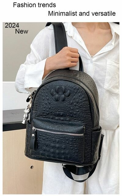 Sac à dos en cuir élégant