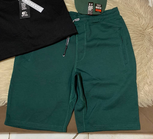 green shorts