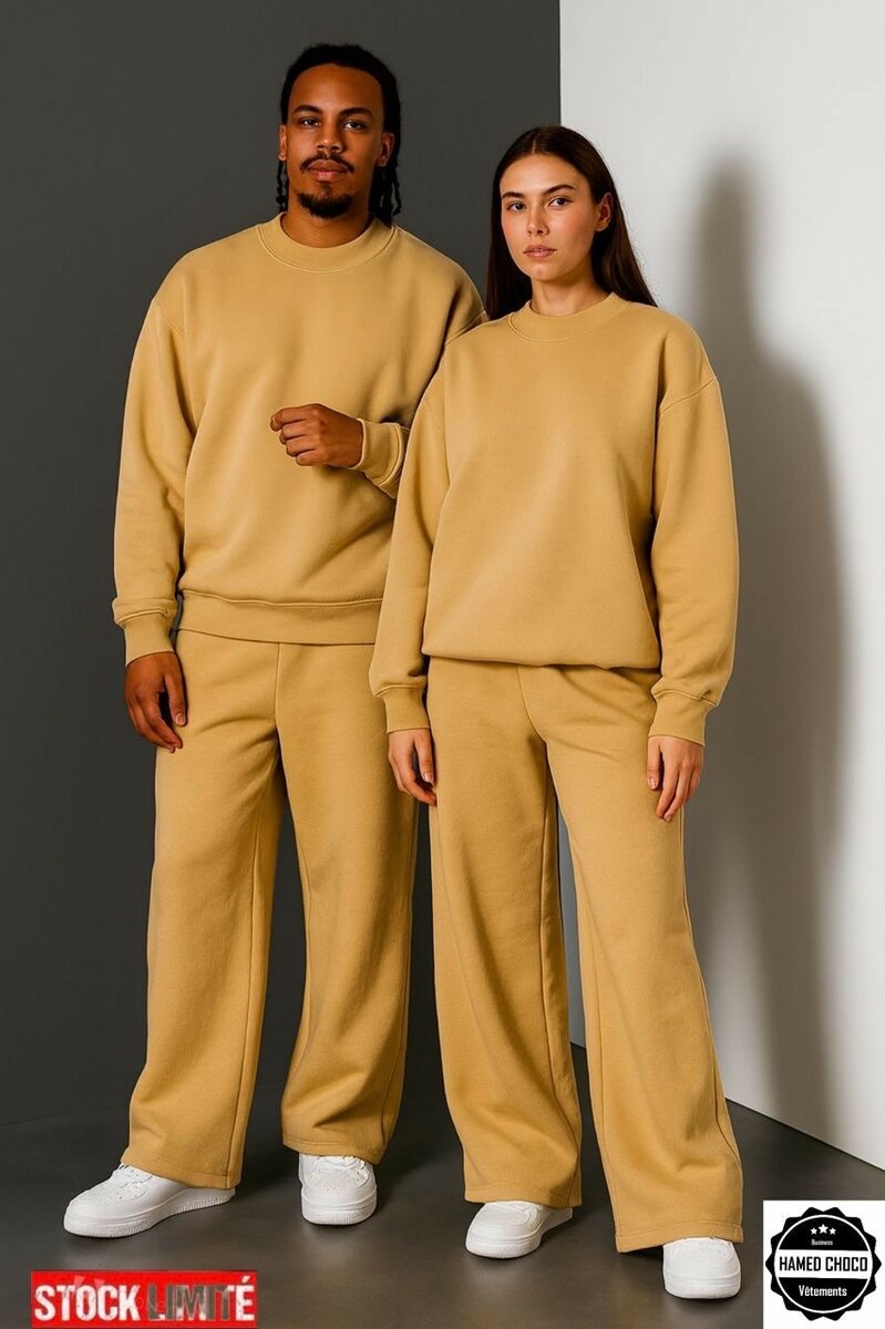 Ensemble Jogging Beige Unisexe