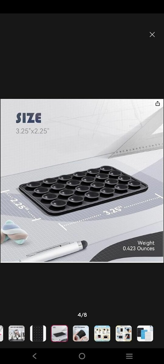 Silicone suction pad phone